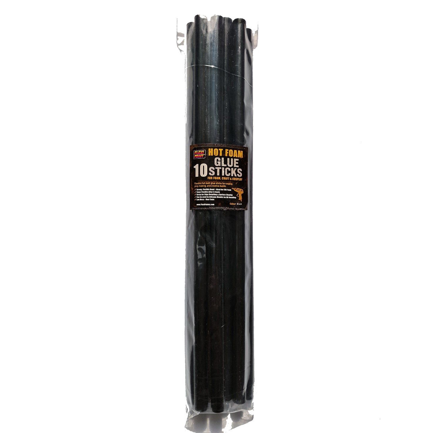 Black Hot Foam Glue Sticks for Cosplay HD Foam & Craft Foams by Flexi Paint™