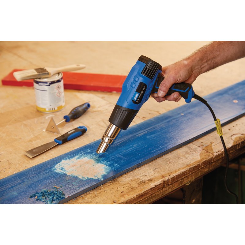 Heat Gun with Precision Nozzles and Dual Temperature Control