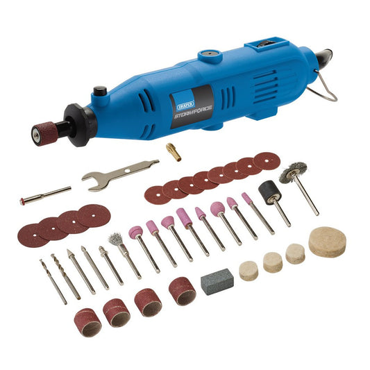 Rotary Multi-Tool Kit with 40-Piece Accessory Set Ideal for EVA Foam Texturing