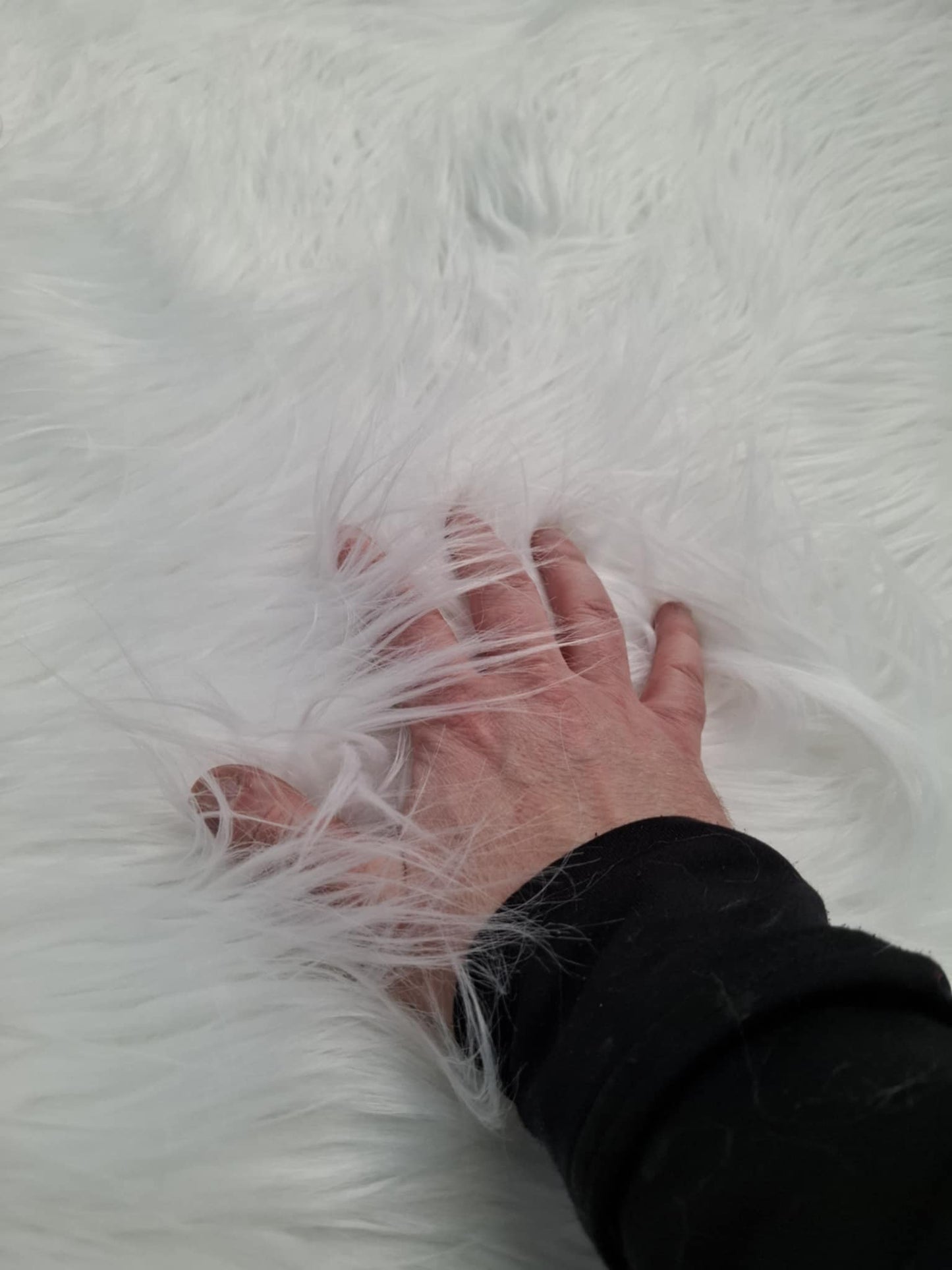 Solid Gorilla Animal Long Pile Fake Fur Fabric Ecoshag®  - BIGZ Brand