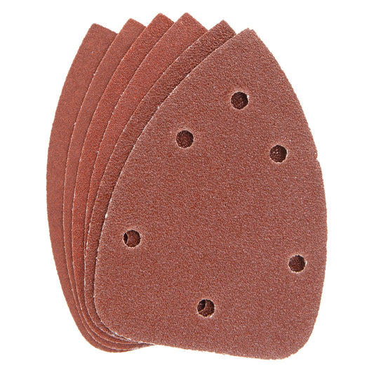 6 Piece 140 x 98mm Sanding Pads